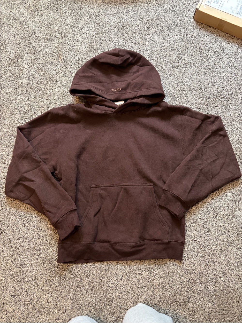 Aritzia Cozy Sweatfleece Perfect Hoodie- Rich Mocha Brown